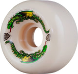 Powell Peralta Dragon Formula 56mm White Skateboard Wheels