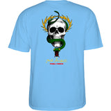 Powell Peralta McGill Skull n Snake Carolina Blue Tee