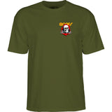 Powell Peralta Ripper Military Green Tee