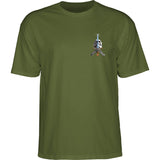 Powell Peralta SAS Military Green Tee