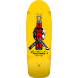 Powell Peralta Skull and Nunchucks Bruce Lee Collab Yellow Skateboard Deck