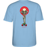 Powell Peralta Tucking Skeleton Baby Blue Tee