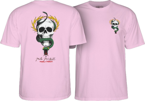 Powell Peralta Mike McGill Skull and Snake Light Pink Tee