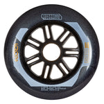 Iqon Access Dark Grey 110mm 85a 3 Pack Inline Wheels
