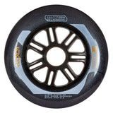 Iqon Access Dark Grey 110mm 85a 3 Pack Inline Wheels