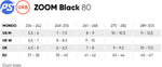 Powerslide Zoom Black 80 Rollerblade Size Chart