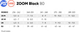 Powerslide Zoom Black 80 Rollerblade Size Chart
