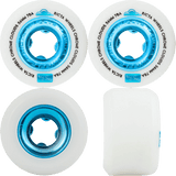 Ricta Chrome Clouds 56mm 78A Blue Skateboard Wheels