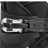 Roces M12 UFS Recycle Black Rollerblades Buckle Detail