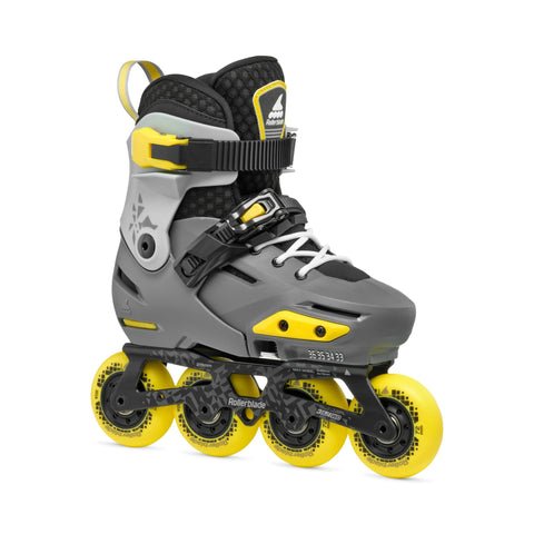 Rollerblade Apex Charcoal Yellow Kids Rollerblades