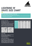 Rollerblade Lightning 80 W Inline Skates Size Chart