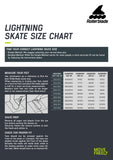 Rollerblade Lightning 90 Anthracite Rollerblades Size Chart