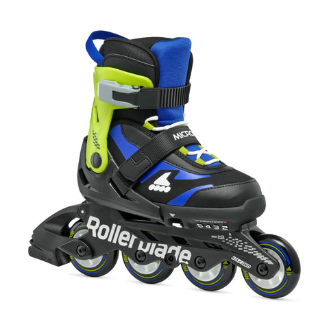 Rollerblade Microblade Black Blue Kids Rollerblades