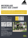 Rollerblade Microblade Size Chart