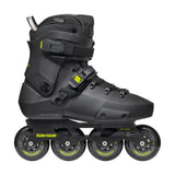 Rollerblade Twister XT Black Lime Rollerblades side view