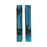 Root Industries Fractal Blue Black Scooter Grips