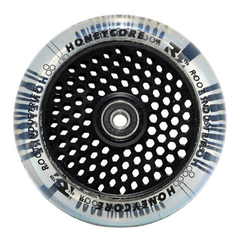 Root Industries Honeycore Clear Black 120mm Scooter Wheel Single