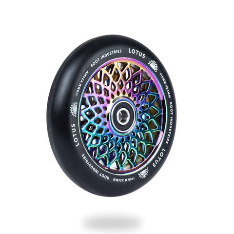 Root Industries Lotus Black/Rocket Fuel 110mm Scooter Wheel