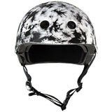 S-One Lifer Black White Tie Dye Helmet front view