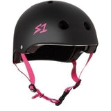 S-One Lifer Black Matte Pink Straps Helmet