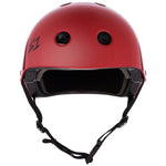 S-One Lifer Blood Red Matte Helmet front view