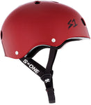 S-One Lifer Blood Red Matte Helmet side view