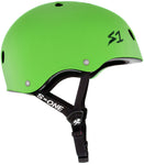 S-One Lifer Bright Green Matte Helmet side view