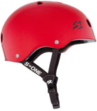 S-One Lifer Bright Red Gloss Helmet side view