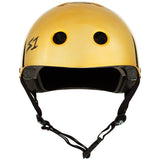 S-One Lifer Gold Mirror Helmet front view