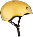 S-One Lifer Gold Mirror Helmet side view