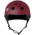 S-One Lifer Maroon Helmet front view