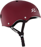 S-One Lifer Maroon Helmet side view