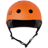 S-One Lifer Orange Matte Helmet front view