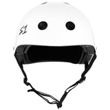 S-One Lifer White Gloss Helmet front view