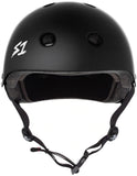 S-One Mega Lifer Black Matte Helmet Front