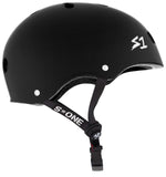 S-One Mega Lifer Black Matte Helmet Side