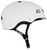 S-One Mega Lifer White Gloss Helmet Side