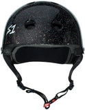 S-One Mini Lifer Black Gloss Glitter Helmet Front