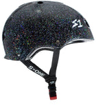 S-One Mini Lifer Black Gloss Glitter Helmet Side