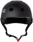 S-One Mini Lifer Black Matte Helmet Front