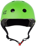 S-One Mini Lifer Bright Green Matte Helmet Front