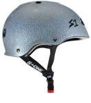 S-One Mini Lifer Silver Gloss Glitter Helmet Side