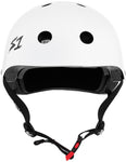 S-One Mini Lifer White Gloss Helmet Front