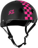 S One Lifer Black Matte Pink Checkers Helmet