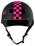 S One Lifer Black Matte Pink Checkers Helmet
