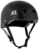 S One Lifer Black On Black Leopard Hosoi Helmet 