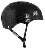 S One Lifer Black On Black Leopard Hosoi Helmet 