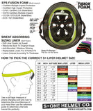 S One Lifer helmet size chart