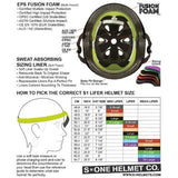 S One Mini Lifer Size Chart