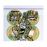 Santa Cruz Slimeballs Face Melters Trip Balls Green Orange Swirl 56mm 99a Skateboard Wheels in packet
